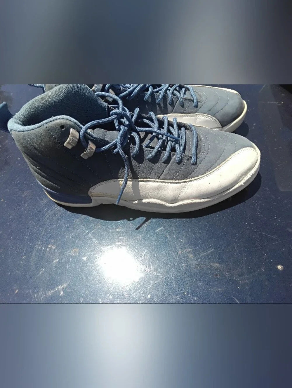 Size 11- Nike 2020 Mens Air Jordan 12 Retro 'Indigo' 130690-404